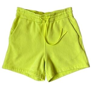 Lululemon Loungeful High Rise Electric Lemon 4” Knit Shorts Size 4
